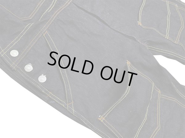 画像10: Eight-G(エイトＧ) “デニムオーバーオール” 16オンスクランチデニム Lot. 8OV-03 8OV-03-22