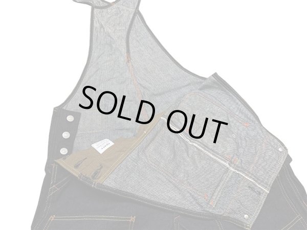 画像17: Eight-G(エイトＧ) “デニムオーバーオール” 16オンスクランチデニム Lot. 8OV-03 8OV-03-22