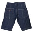 画像3: Eight-G（エイトＧ）“インディゴ&クレイジーパターン・ショートパンツ”NO．8SP-10 2019年生産タイプ 8SP-10-19SS 当店水洗い＆自然乾燥