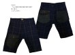 画像1: Eight-G（エイトＧ） "11oz INDIGO CHECK WORK SHORT PANTS" NO．8SP-13 2021年生産タイプ 8SP-13-21SS 当店水洗い＆自然乾燥