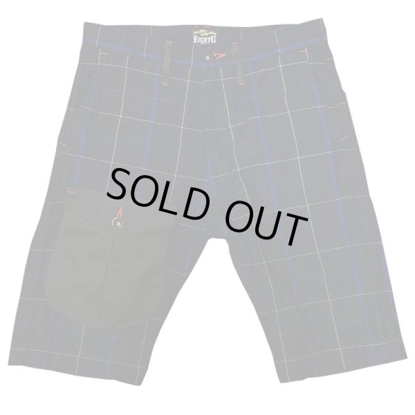 画像2: Eight-G（エイトＧ） "11oz INDIGO CHECK WORK SHORT PANTS" NO．8SP-13 2021年生産タイプ 8SP-13-21SS 当店水洗い＆自然乾燥