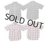 画像: Eight-G（エイトＧ）“半袖チェックシャツ”麻100％　2011年モデル 当店水洗い＆自然乾燥 8SS-010-11SS