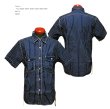 画像1: Eight-G（エイトＧ） “8oz WABASH STRIPE SHORT SLEEVE WORK SHIRT”8SS-19 当店水洗い＆自然乾燥 8SS-19