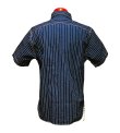 画像3: Eight-G（エイトＧ） “8oz WABASH STRIPE SHORT SLEEVE WORK SHIRT”8SS-19 当店水洗い＆自然乾燥 8SS-19
