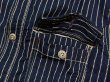 画像8: Eight-G（エイトＧ） “8oz WABASH STRIPE SHORT SLEEVE WORK SHIRT”8SS-19 当店水洗い＆自然乾燥 8SS-19