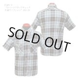 画像: Eight-G（エイトＧ）“コバートブラックチェック半袖ワークシャツ”8SS-20 当店水洗い＆自然乾燥 8SS-20