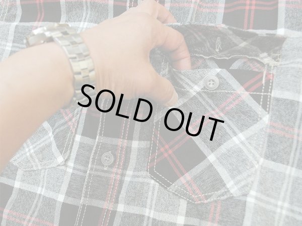 画像7: Eight-G（エイトＧ）“コバートブラックチェック半袖ワークシャツ”8SS-20 当店水洗い＆自然乾燥 8SS-20
