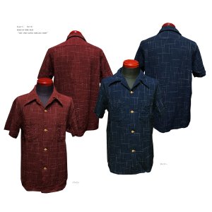 画像: Eight-G（エイトＧ） HAWAIIAN WORK WEAR"TATE YOKO KASURI HAWAIIAN SHIRT" 8SS-30