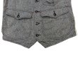 画像6: Eight-G（エイトＧ） “CRAZY WORK VEST” ヘリンボーン&ランダムストライプ・ワークベスト 8VS-09-19SS