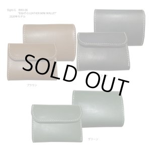 画像: Eight-G(エイトG) 8WA-06 “EIGHT-G LEATHER MINI WALLET” 2020年モデル 8WA-06-20