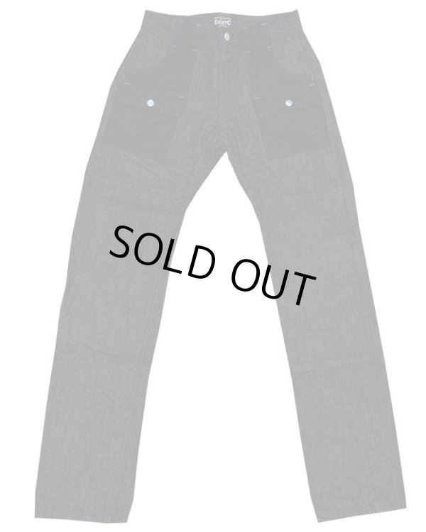 画像2: Eight-G(エイトＧ) “BLACK COMBINATION BUSH PANTS” 当店水洗い＆自然乾燥 8WK-07-19SS