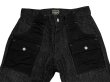 画像4: Eight-G（エイトＧ） "BLACK COMBINATION BUSH PANTS" BIGサイズ 当店水洗い＆自然乾燥
