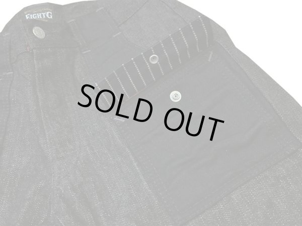 画像7: Eight-G（エイトＧ） "BLACK COMBINATION BUSH PANTS" BIGサイズ 当店水洗い＆自然乾燥