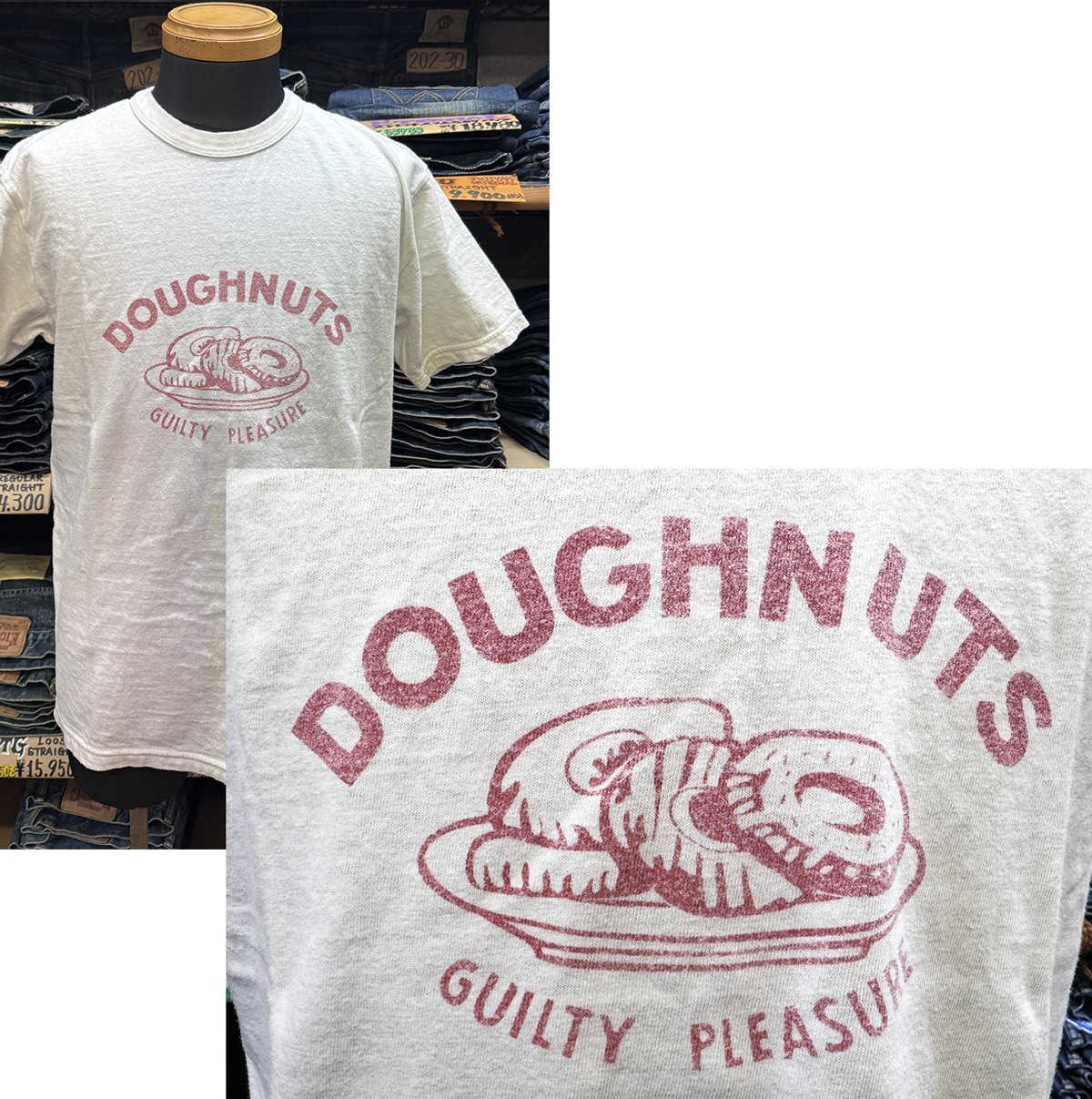 画像: Ues 652504 “DOUGHNUTS” Short sleeve t-shirt