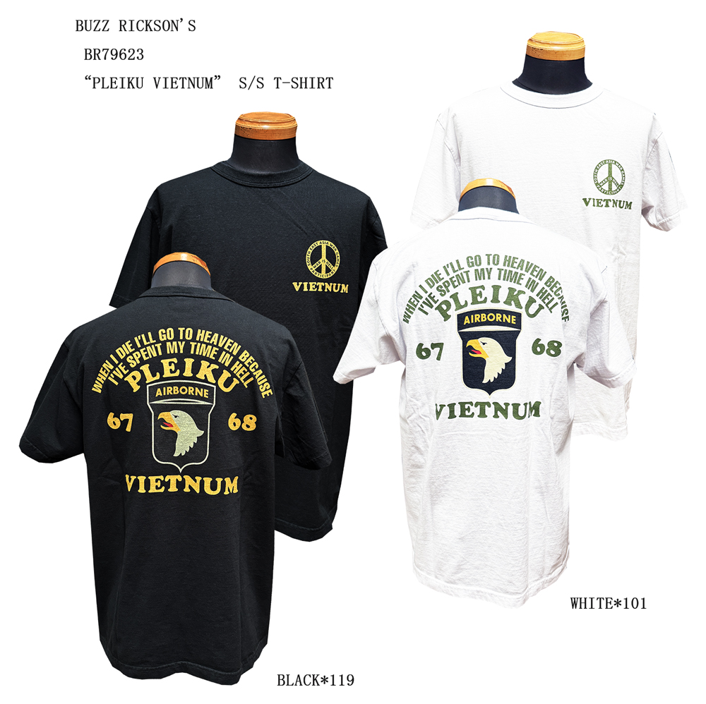 画像: BUZZ RICKSON'S BR79623 “PLEIKU VIETNUM” S/S T-SHIRT