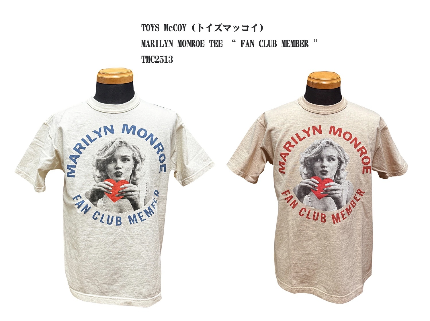 画像: 再入荷   TOYS McCOY 　MARILYN MONROE TEE “ FAN CLUB MEMBER ”　TMC2513