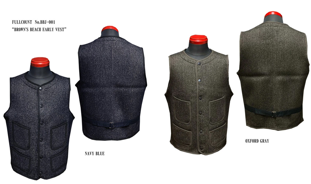 画像: FULLCOUNT“BEACH EARLY VEST” No. BBJ-001