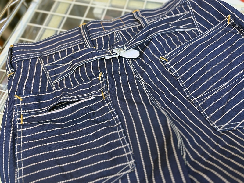 画像: Eight-G“11oz WABASH STRIPE WORK SHORT PANTS”NO．8SP-16