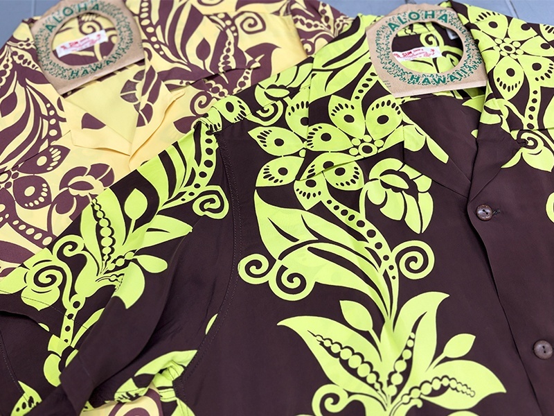 画像: Sun Surf　 SHROT SLEEVE　RAYON HAWAIIAN SHIRT　“PICTOGRAPH FLOWER”　SS39616