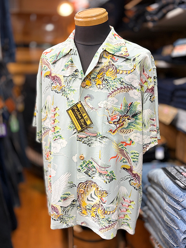 画像: Sun Surf Special Edition  SHROT SLEEVE　RAYON HAWAIIAN SHIRT “EAGLE, TIGER, DRAGON” Lot No. SS39743 