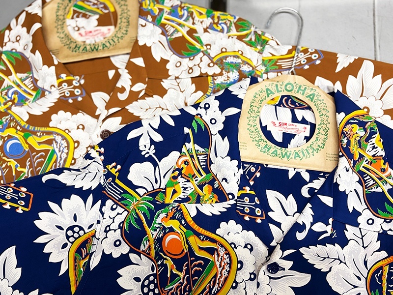 画像: Sun Surf  SHROT SLEEVE　RAYON HAWAIIAN SHIRT “UKULELE MELODY”No.SS39613 