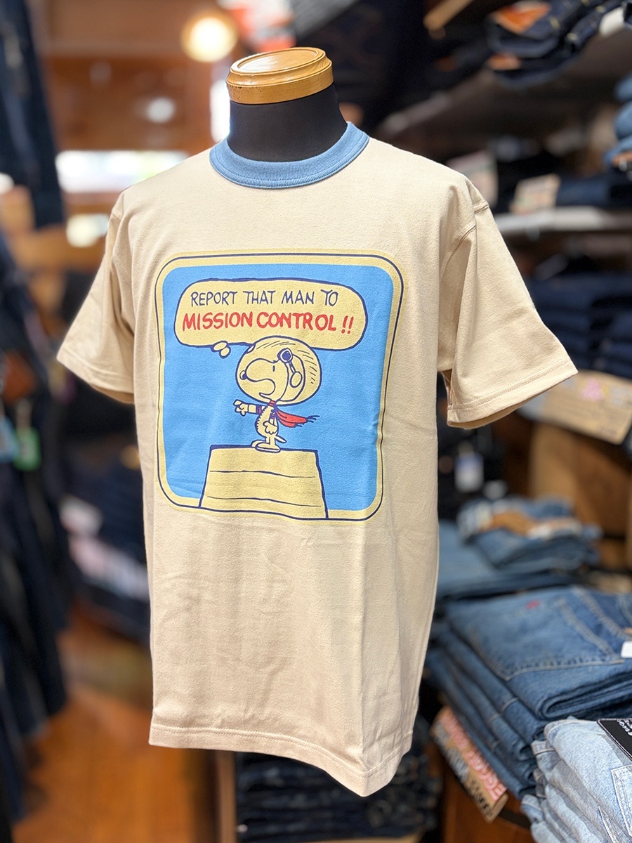 画像: TOYS McCOY  PEANUTS TEE SNOOPY “MISSION CONTROL!!” TMC2639