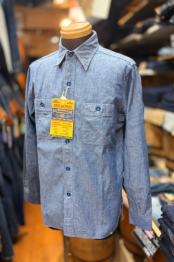 画像: BUZZ RICKSON'S  “BLUE CHAMBRAY”BR25995