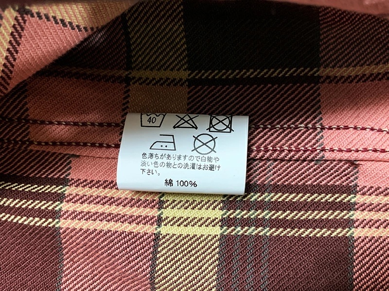画像8: Eight-G（エイトＧ） “11oz.HEAVY FLANNEL　MADRAS CHECK WORK SHIRTS” 2024年生産タイプ 8LS-71-24AW