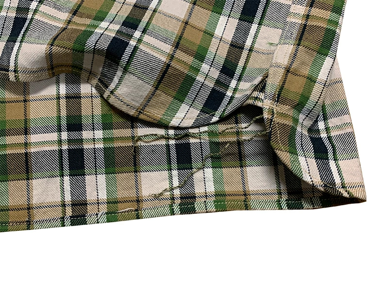 画像20: Eight-G（エイトＧ） “11oz.HEAVY FLANNEL　MADRAS CHECK WORK SHIRTS” 2024年生産タイプ 8LS-71-24AW