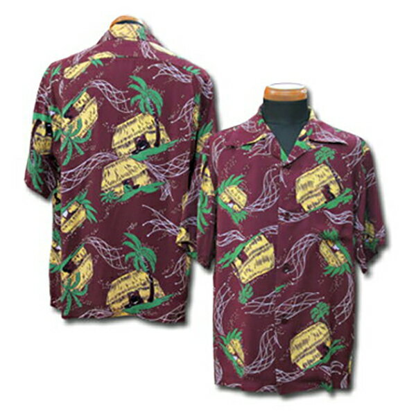 画像1: Sun Surf(サンサーフ) Hawaiian Shirt(アロハ) ショートスリーブ " HAWAIIAN VILLAGE "