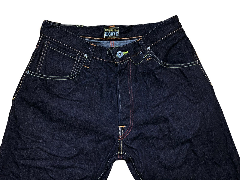 画像7: Eight-G（エイトＧ）Lot. 403-43“16oz.DENIM1943MODEL WW2 COWBOY PANTS” 16ozクランチデニム 403-43-22 ワンウォッシュ済み