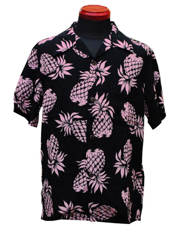 画像2: Eight-G（エイトＧ） “PINEAPPLE”(パイナップル)半袖 アロハシャツ 8AS-03-18SS 2018年タイプ