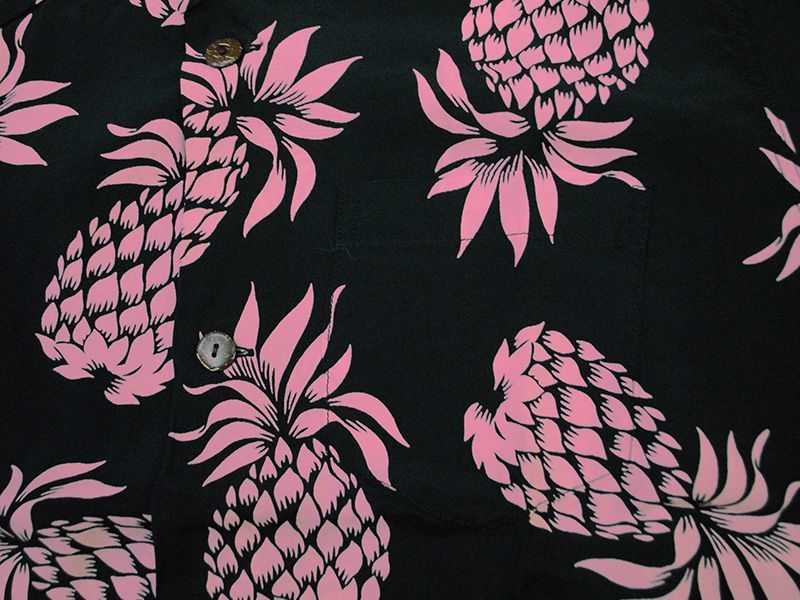 画像5: Eight-G（エイトＧ） “PINEAPPLE”(パイナップル)半袖 アロハシャツ 8AS-03-18SS 2018年タイプ
