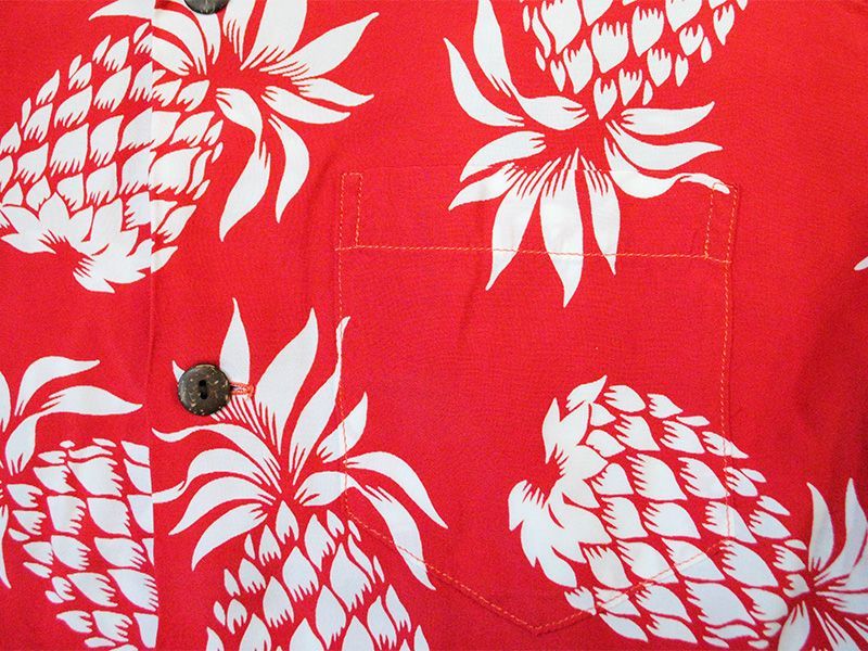 画像10: Eight-G（エイトＧ） “PINEAPPLE”(パイナップル)半袖 アロハシャツ 8AS-03-18SS 2018年タイプ