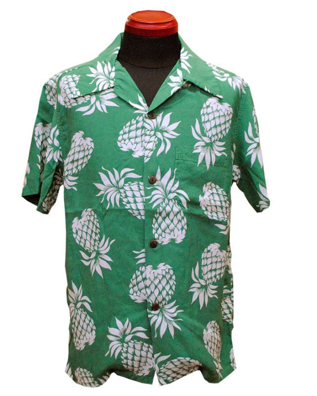 画像12: Eight-G（エイトＧ） “PINEAPPLE”(パイナップル)半袖 アロハシャツ 8AS-03-18SS 2018年タイプ
