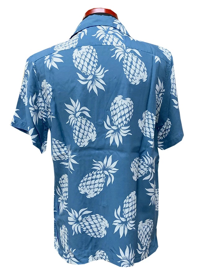 画像8: Eight-G（エイトＧ） “PINEAPPLE”(パイナップル)半袖 アロハシャツ 8AS-03-19SS 2019年タイプ