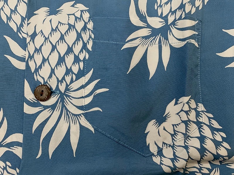 画像10: Eight-G（エイトＧ） “PINEAPPLE”(パイナップル)半袖 アロハシャツ 8AS-03-19SS 2019年タイプ
