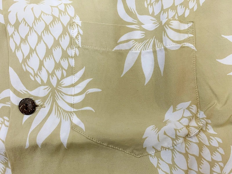 画像15: Eight-G（エイトＧ） “PINEAPPLE”(パイナップル)半袖 アロハシャツ 8AS-03-19SS 2019年タイプ