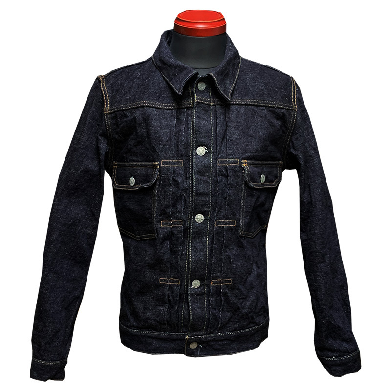 画像2: “男デニム第二弾Ｇジャン２ndモデル”Lot.8JK-02 当店水洗い済み