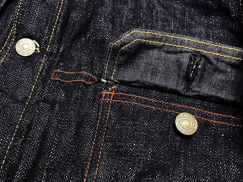 画像8: “男デニム第二弾Ｇジャン２ndモデル”Lot.8JK-02 当店水洗い済み