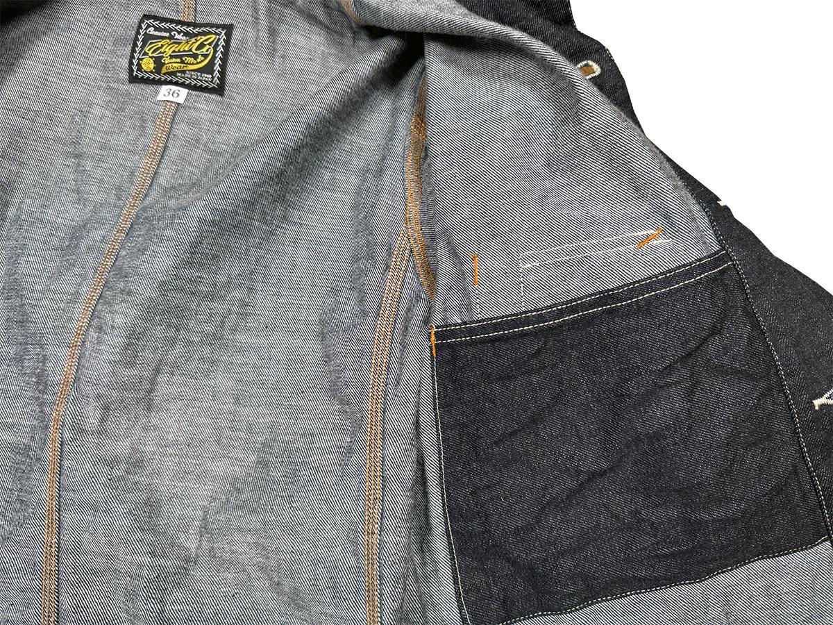 画像12: EIGHT-G(エイトジー) “11.5oz,デニムカバーオール ” 8JK-25-25AW