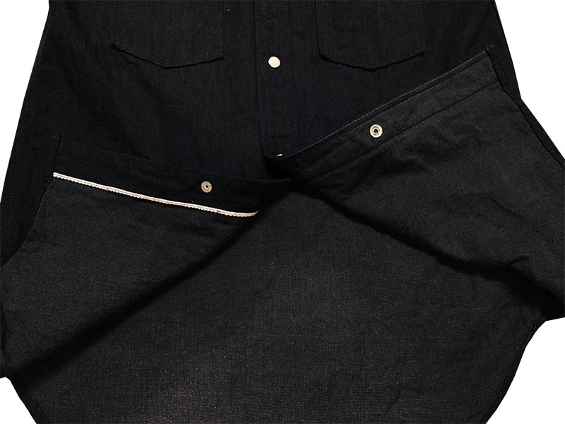 画像8: Eight-G（エイトＧ）　“11oz BLACK DENIM WESTRN SHIRT”　2022年生産タイプ　8LS-31-22SS