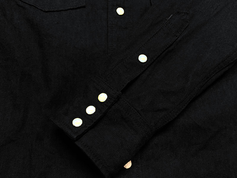 画像9: Eight-G（エイトＧ）　“11oz BLACK DENIM WESTRN SHIRT”　2022年生産タイプ　8LS-31-22SS