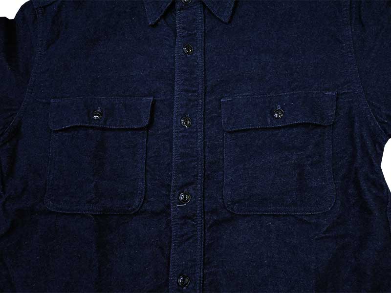 画像5: Eight-G（エイトＧ） “ソリッドツイルワークシャツ” 2018年生産タイプ メーカー洗い済み 8LS-45-18AW