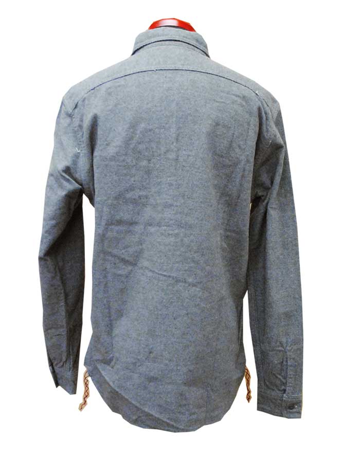 画像9: Eight-G（エイトＧ） “ソリッドツイルワークシャツ” 2018年生産タイプ メーカー洗い済み 8LS-45-18AW