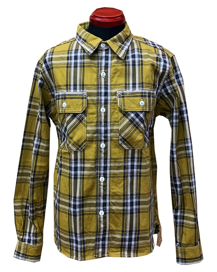 画像9: Eight-G（エイトＧ）“チェックフランネルワークシャツ” 2019年生産タイプ 8LS-49-19AW