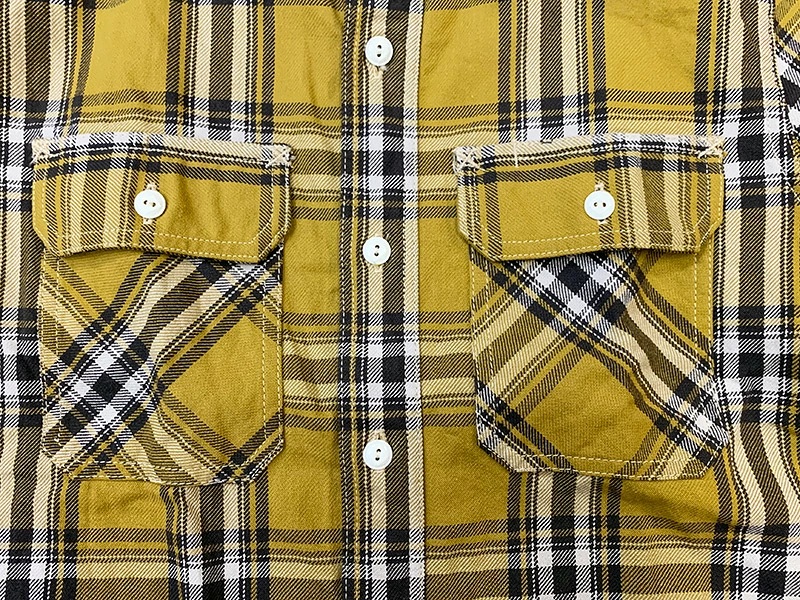 画像12: Eight-G（エイトＧ）“チェックフランネルワークシャツ” 2019年生産タイプ 8LS-49-19AW