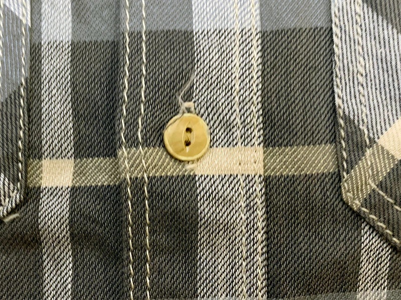 画像6: Eight-G（エイトＧ） “SULFUR DYEING CHECK WORK SHIRT” 2020年生産タイプ 8LS-50-20SS