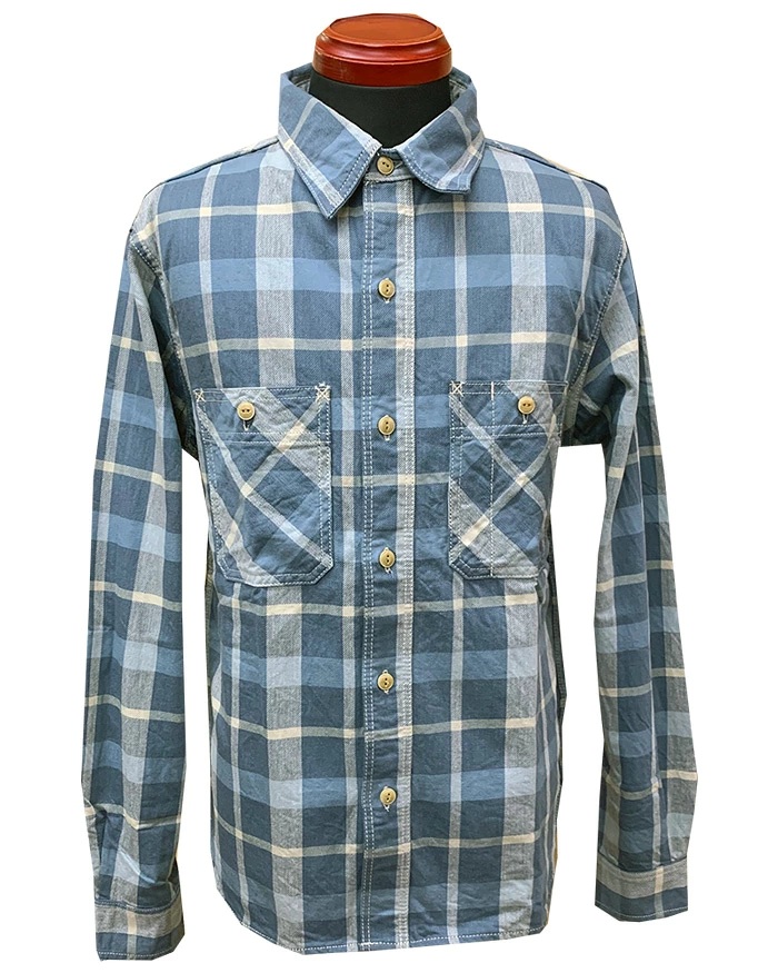 画像9: Eight-G（エイトＧ） “SULFUR DYEING CHECK WORK SHIRT” 2020年生産タイプ 8LS-50-20SS