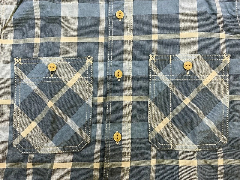 画像12: Eight-G（エイトＧ） “SULFUR DYEING CHECK WORK SHIRT” 2020年生産タイプ 8LS-50-20SS